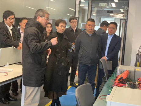 上海市奉賢區(qū)科委主任視察專新電子